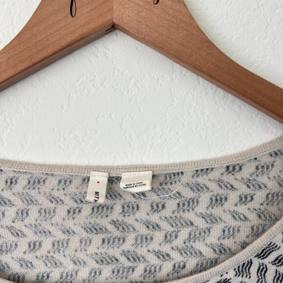 Moth Anthropologie Top Womens Medium Wool Crossfront Asymmetric Beaded Knit M - Picture 7 of 7